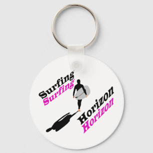 Surfing horizon T-Shirt Key Ring