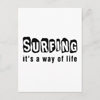 Surfing It's a way of life Postcard