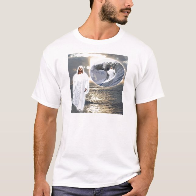 Surfing Jesus Apparel T-Shirt (Front)