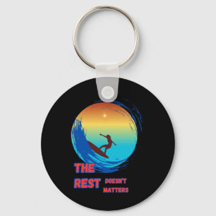 Surfing key ring