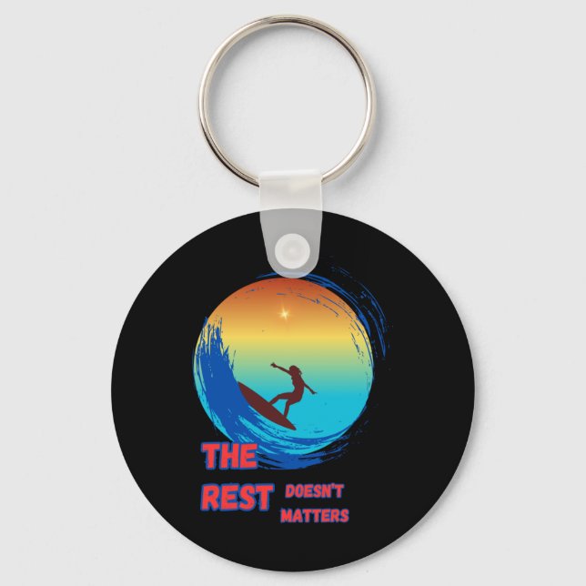 Surfing  key ring (Front)