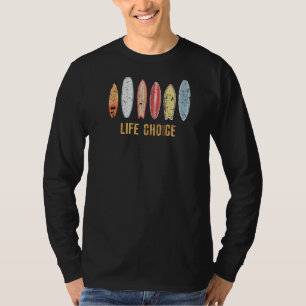 Surfing Life Choice Surf Vintage Surfboard Classic T-Shirt