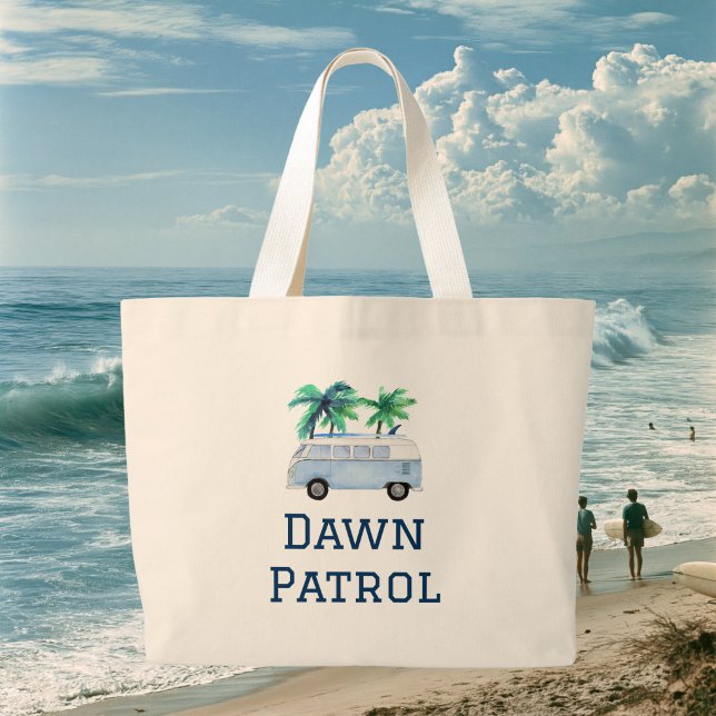 Surfing Life  Large Tote Bag (Dawn Patrol Surfing Bag)