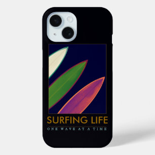 Surfing life style iPhone 15 case