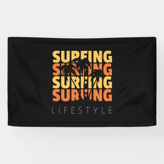 Surfing Life Style Surfing Banner (Horizontal)
