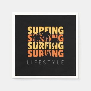 Surfing Life Style Surfing Napkin