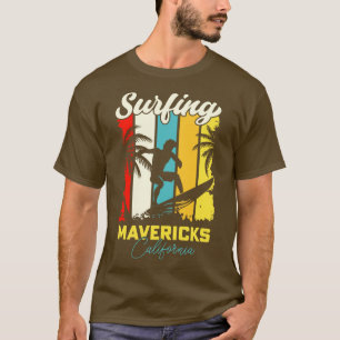 Surfing Mavericks California T-Shirt
