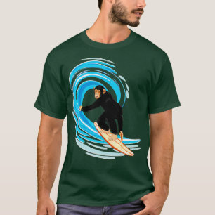 Surfing Monkey  T-Shirt