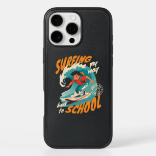 Surfing My Way Back to School Illustration