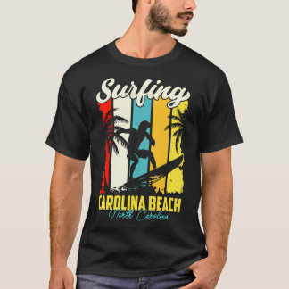 Surfing olina Beach North olina T-Shirt