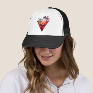 Surfing Paradise Chill Your Mind Trucker Hat