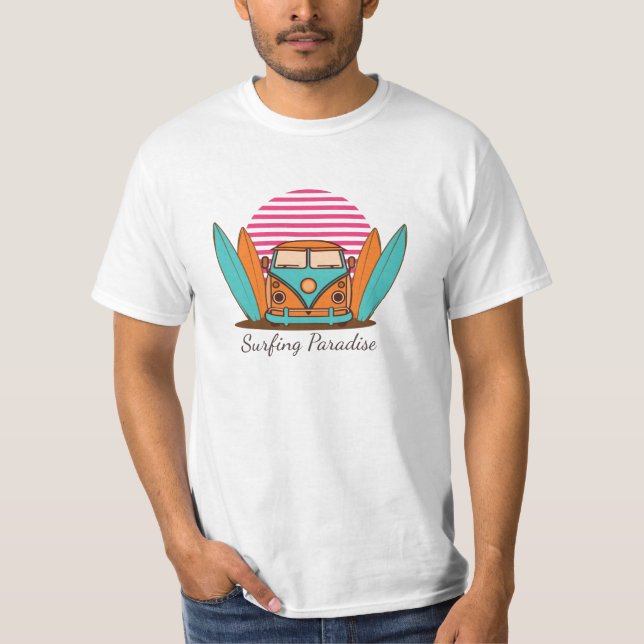 Surfing Paradise T-Shirt (Front)