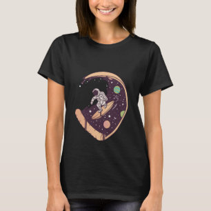 Surfing Pizza Planet Space Astronaut Spacecraft Sp T-Shirt