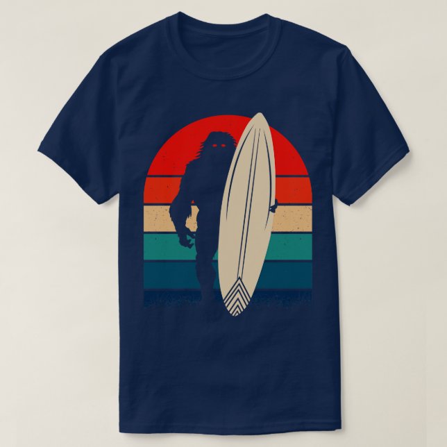 Surfing Retro Summer T-Shirt (Design Front)