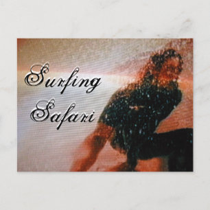 Surfing Safari Postcard - Customisable