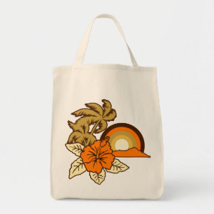 Surfing Safari Vintage Hawaiian Beach Bag