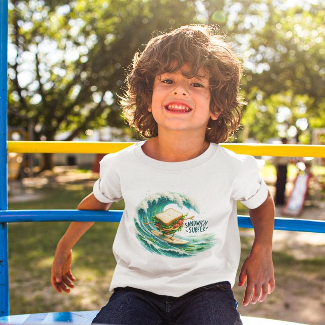 Surfing Sandwich T-Shirt (Creator Uploaded)