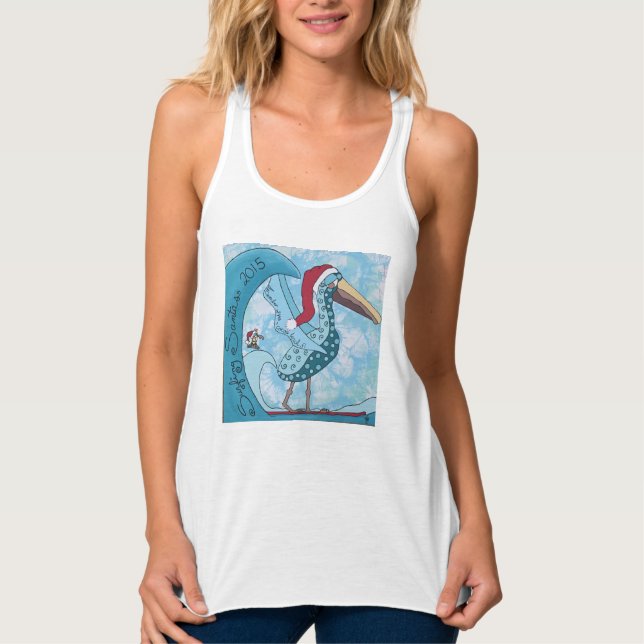 SURFING SANTAS 2015 WOMENS TANK TOP (Front)