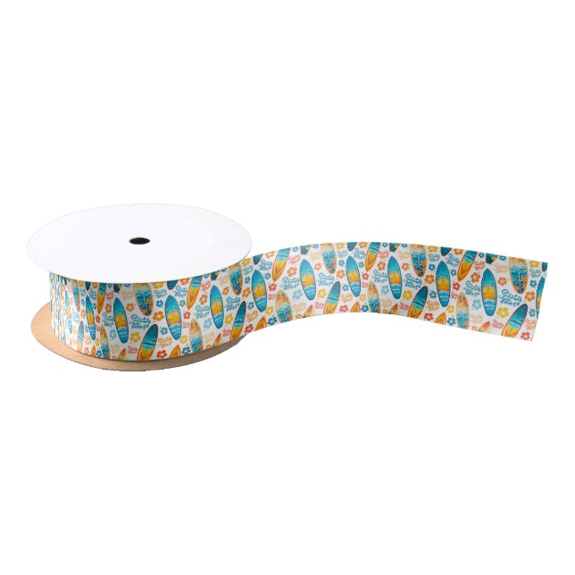 Surfing Satin Ribbon (Spool)