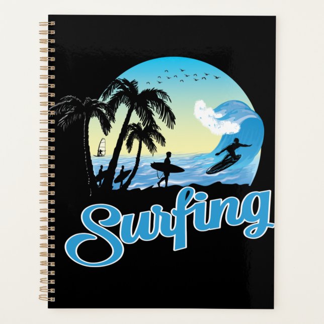 Surfing Sea Beach Planner (Front)