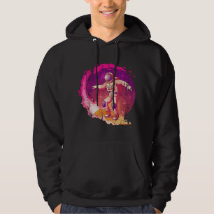 Surfing Space Ocean Surfer Idea Astronaut Hoodie