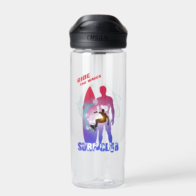 Surfing Sport | 20oz Water Bottle (Back)