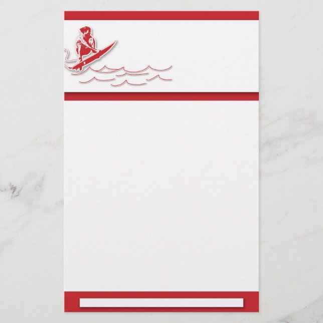 Surfing Stationery : invitations, mailings, promo (Front)