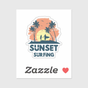 Surfing -Sunset Surfing