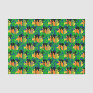 Surfing Sunset Tissue Paper