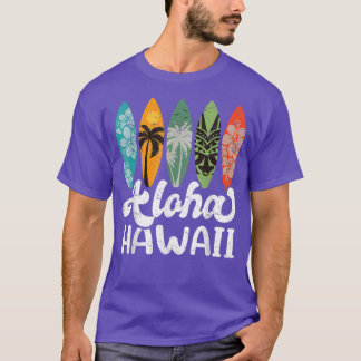 Surfing Surfboard Surf Beach Vacation Aloha Beach T-Shirt