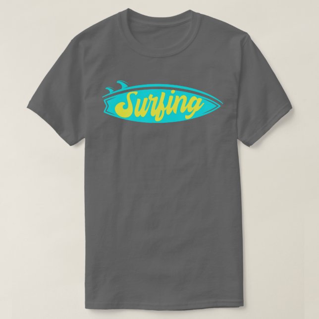 Surfing Surfboard Surfer T-Shirt (Design Front)