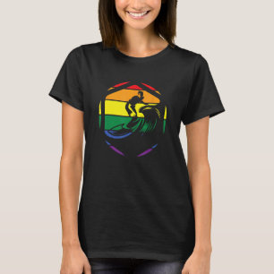 Surfing Surfer Catching A Pacific Ocean Wave On LG T-Shirt