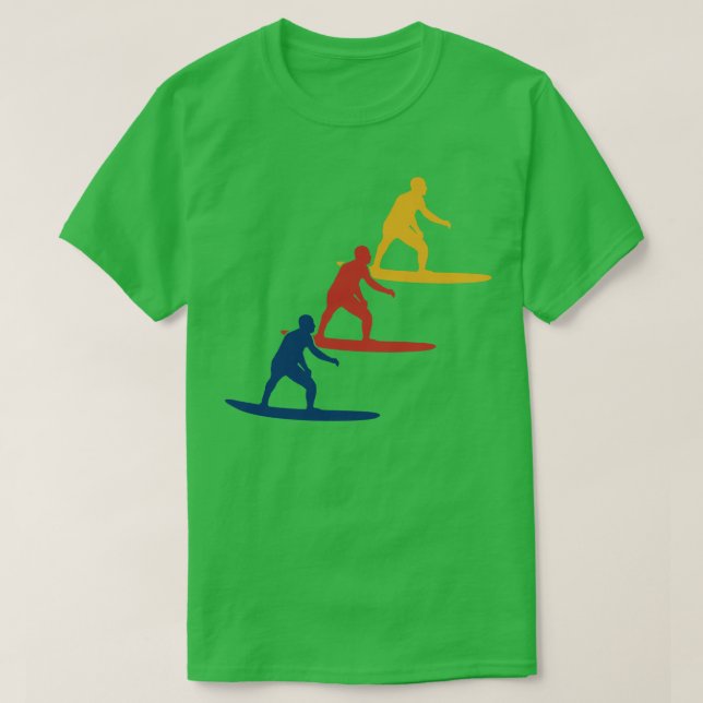Surfing Surfer T-Shirt (Design Front)