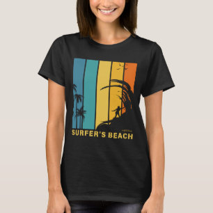 Surfing Surfer's Beach Aguadilla Puerto Rico T-Shirt