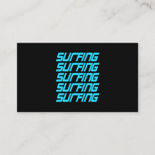 Surfing Surfing Business Card