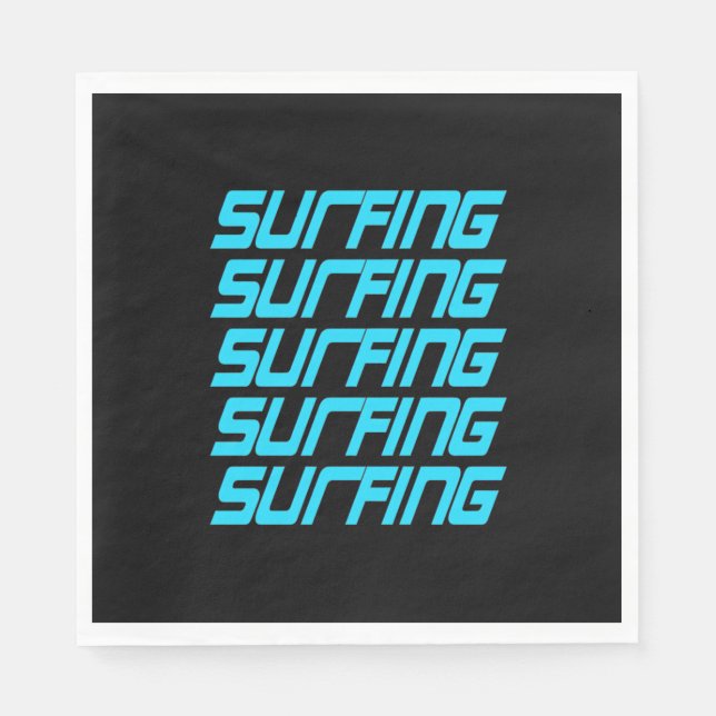 Surfing Surfing Napkin (Front)
