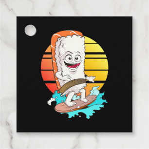 Surfing Sushi Favour Tags