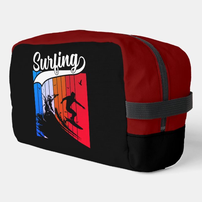Surfing the Big Wave Vibes Dopp Kit (Left Corner)