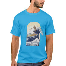 Surfing the Great Wave of Kanagawa
