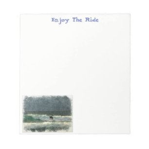 Surfing the Waves Notepad