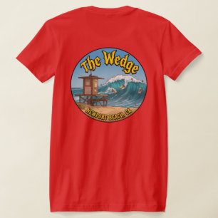 Surfing The WEDGE - Newport Beach (Women) T-Shirt