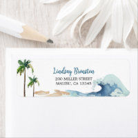 Surfing Theme Baby Shower Invitation Beach Baby