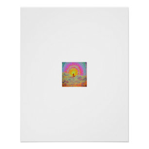 Surfing Through The Clouds Poster