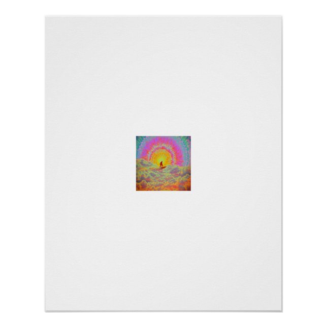 Surfing Through The Clouds Poster (Front)