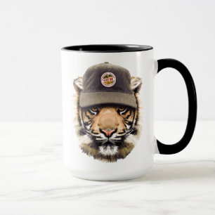 Surfing Tiger Mug