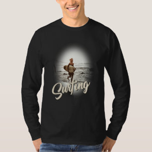 Surfing Vibes Vacation Humorous Saying T-Shirt