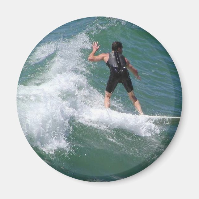 Surfing Wave Magnet (Front)