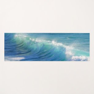 Surfing Wave (with personalised name) Yoga Mat