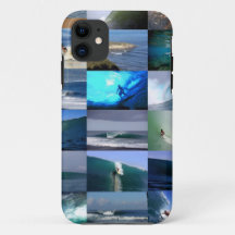 Surfing waves montage