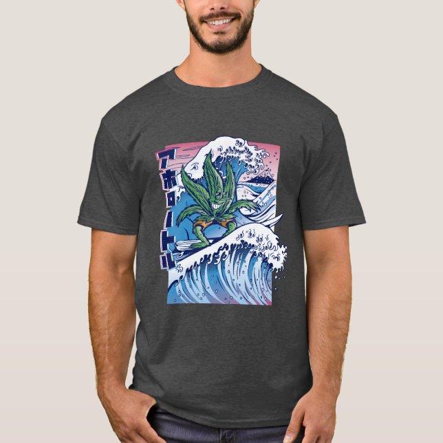 Surfing Weed T-Shirt (Front)